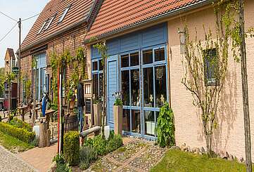 Außenbereich vom Restaurant Landlust Körzin