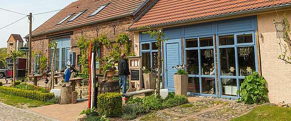 Außenbereich vom Restaurant Landlust Körzin