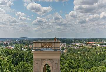 Blick vom Schloss Belvedere über Potsdam