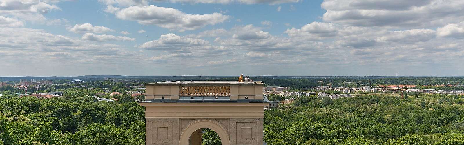 Blick vom Schloss Belvedere über Potsdam