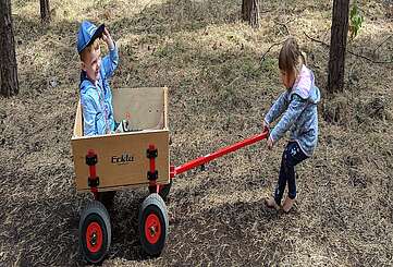 Mit dem Wagen unterwegs