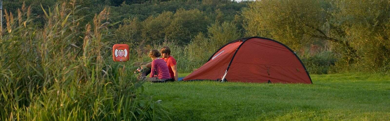 Campingzelt in der Natur
