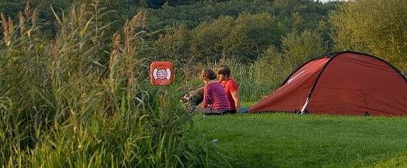 Campingzelt in der Natur