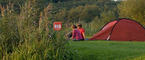 Campingzelt in der Natur