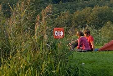 Campingzelt in der Natur