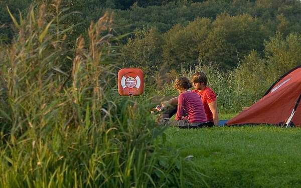 Campingzelt in der Natur