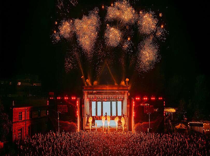 Bühnenshow auf dem Havelbeats 2023