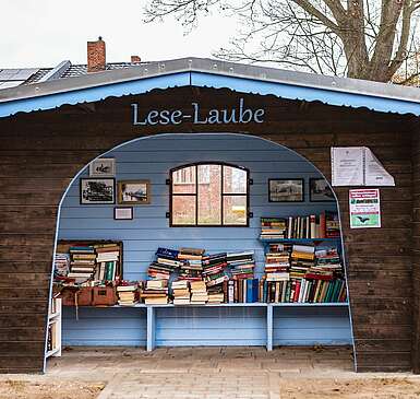 Lese-Laube in Zerpenschleuse
