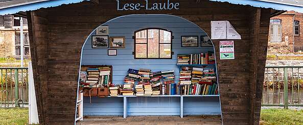 Lese-Laube in Zerpenschleuse