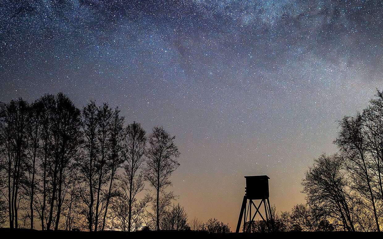 Sternennacht bei Hochstand