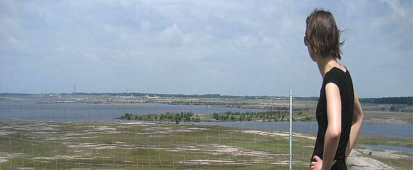 Tagebausee im Lausitzer Seenland