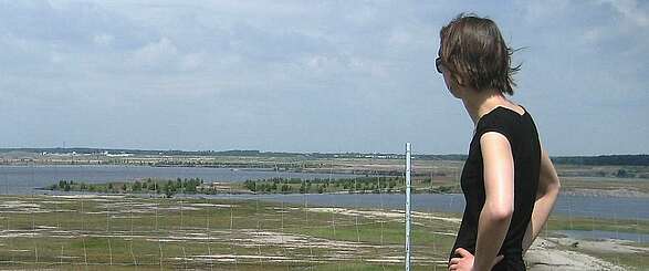 Tagebausee im Lausitzer Seenland