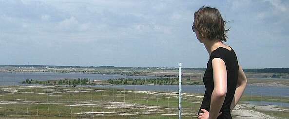 Tagebausee im Lausitzer Seenland