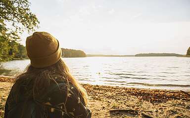 Am Stechlinsee im Herbst