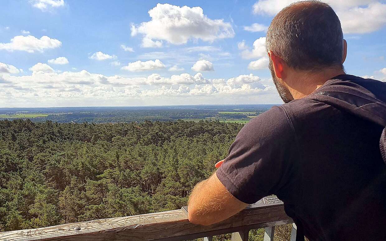Ausblick vom Aussichtsturm am Götzer Berg