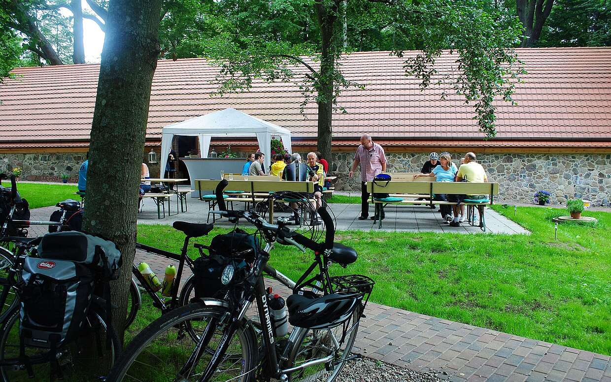 Pause beim "Schleusengraf"