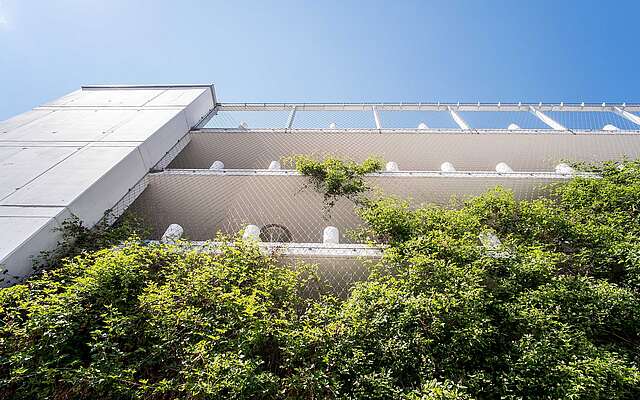 Fassade des Parkhauses Fassade des Parkhauses