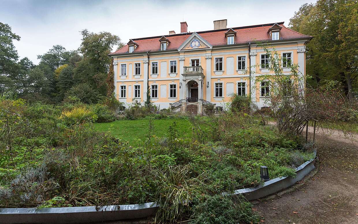 Blick auf das Schloss Stülpe