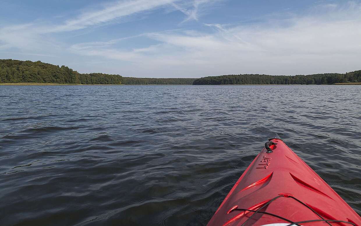 Kanu auf dem Zermützelsee