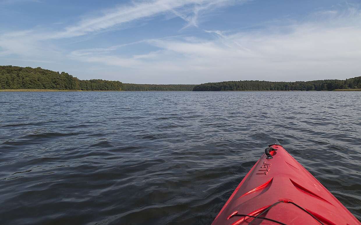 Kanu auf dem Zermützelsee